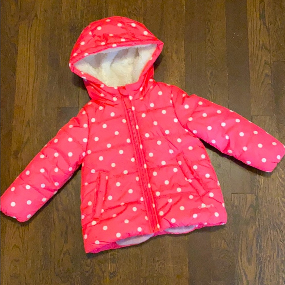 Carter Polka Dot Winter Coat 2T
